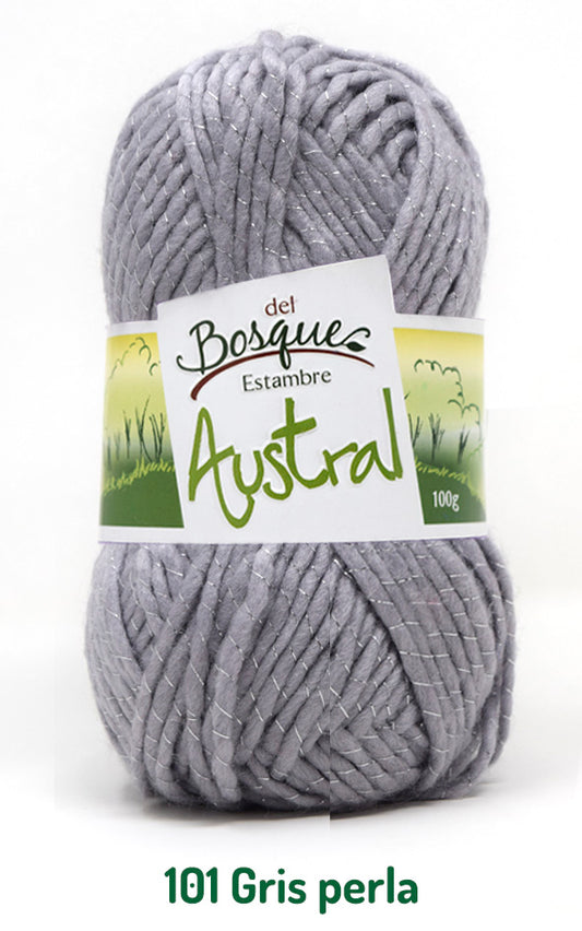 AUSTRAL 100 GRS GRIS PERLA 0101