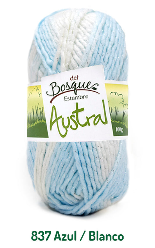 AUSTRAL 100 GRS AZUL / BLANCO 0837