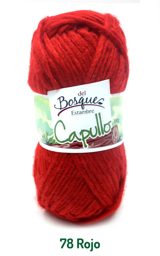CAPULLO 100 GRS ROJO 0078