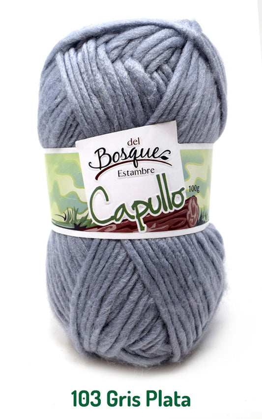 CAPULLO 100 GRS GRIS PLATA 0103